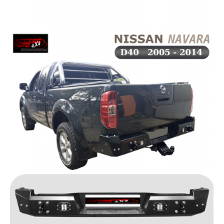 PARE CHOC ARRIERE NISSAN NAVARA D40 2005 2015 ACIER HD01