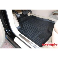 Tapis De Sol Compatible Ford Courier Transit 2021-2024 – Avant – Qualité Basic – 2 Pièces – Design Antidérapant