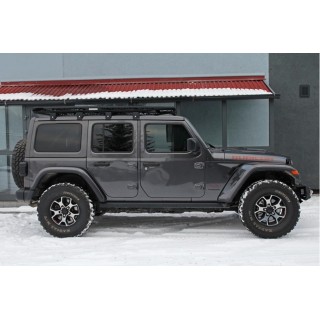 Galerie de Toit JEEP WRANGLER JL 4 portes 2018 AUJOURD'HUI ALUMINIUM 145 X 220 cms type plateforme - Access Auto 4x4