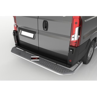 PROTECTION ARRIERE MERCEDES SPRINTER L2 2018 AUJOURD'HUI INOX avec Angles Marche pieds 60mm