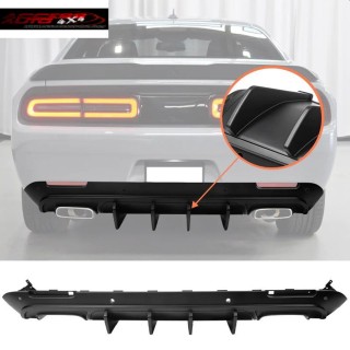 Diffuseur Arriere DODGE CHALLENGER 2015 2021IKON V2 STYLE Noir Mat