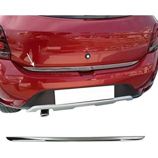 Baguette coffre inférieure DACIA SANDERO STEPWAY 2012 2020 INOX CHROME 1 PIECE