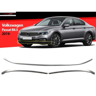 Baguette Calandre Inferieure VOLKSWAGEN PASSAT BERLINE 2019 2024 INOX CHROME 3 PIECES