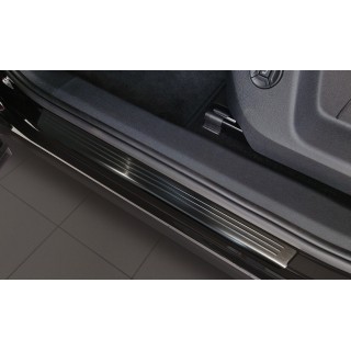 Seuil de porte VOLKSWAGEN TIGUAN 2024 AUJOURD'HUI INOX NOIR 4 pieces