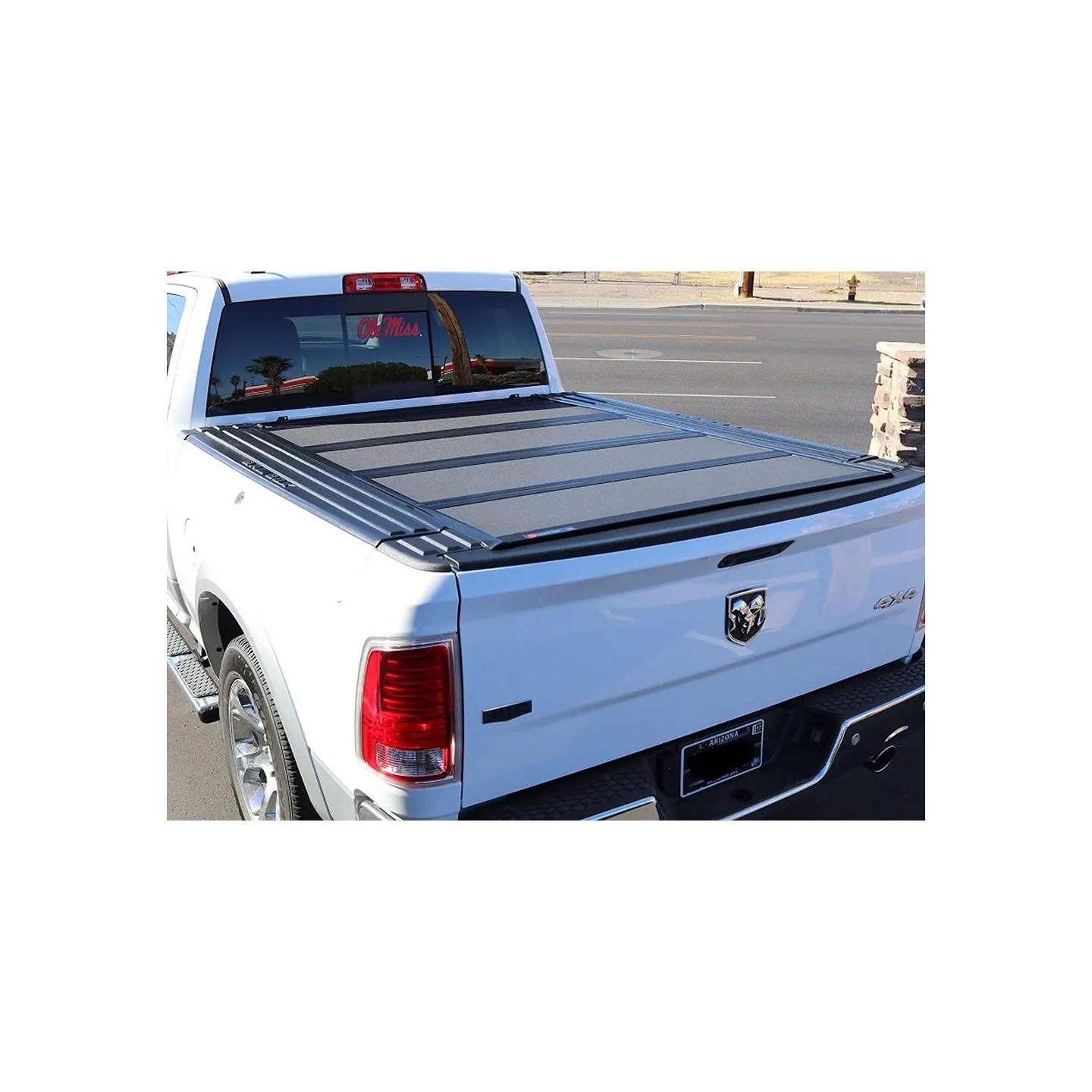 COUVRE BENNE DODGE RAM 1500 DS 2002 2018 REPLIABLE SEMI RIGIDE Benne 5. ...