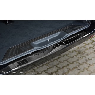 SEUIL DE COFFRE MERCEDES CLASSE V W447 20144 AUJOURD'HUI INOX NOIR MIRROIR