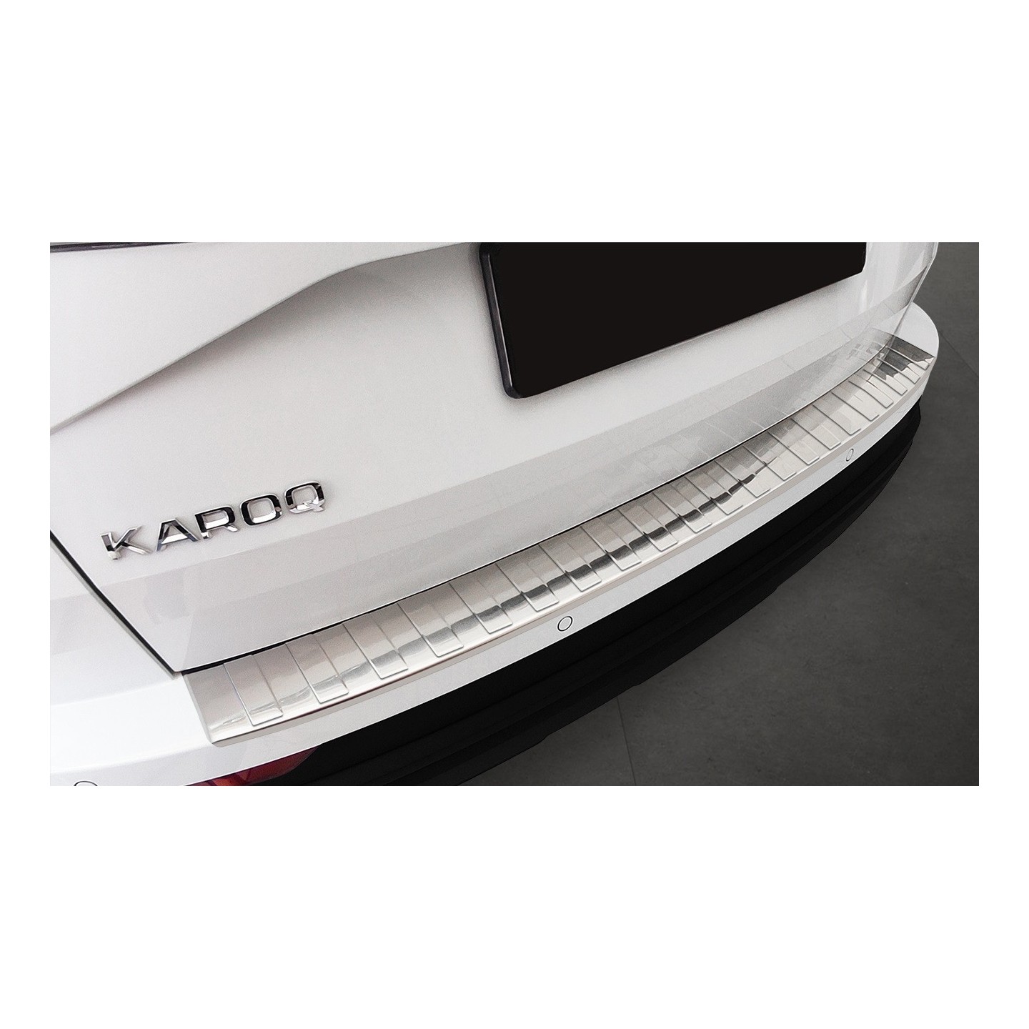 Protections De Seuil En Acier Inoxydable Pour Skoda Karoq 2017 5 Portes - Coupe Laser Précise, Résistantes Aux Rayures Et à La Corrosion
