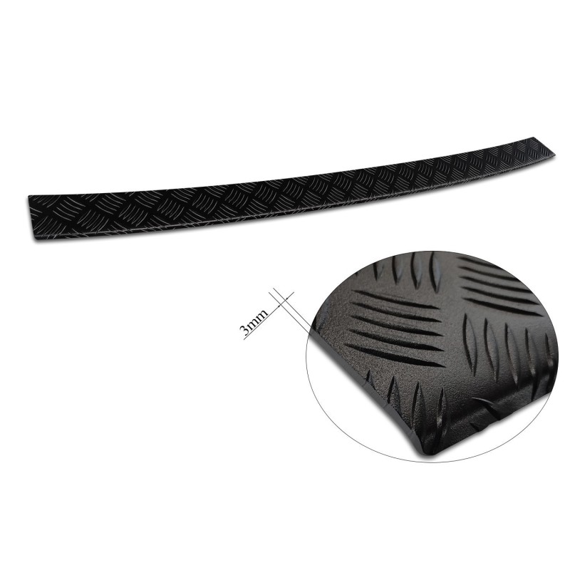 Tapis Coffre Velours Non Tissé – Pour VW T7 Multivan Court – 5 Pièces, Noir – Antidérapant, Facile à Nettoyer - 12