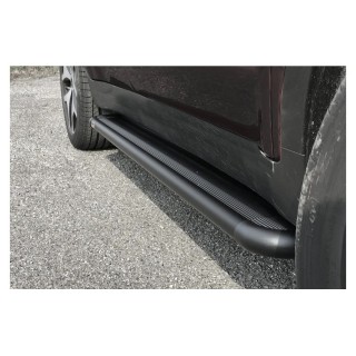 marche pieds MITSUBISHI PAJERO 2000 2003 3 PORTES Aluminium Noir PLAT S50