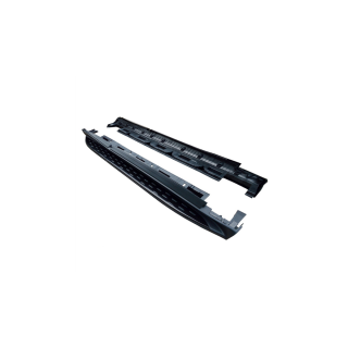 Marche Pieds MERCEDES GLE W166 2011 2019 Aluminium plat BLACK DESIGN - Access Auto 4x4