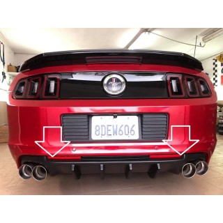 Diffuseur Arriere FORD MUSTANG 2013 2014 SHELBY STYLE 4 sorties
