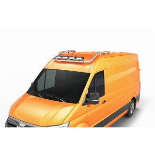 RAMPE DE TOIT VOLKSWAGEN CRAFTER H2 2017 AUJOURD'HUI INOX TUBULAIRE LARGE