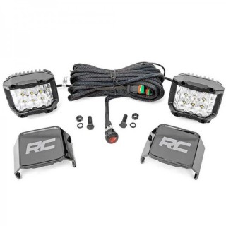 Projecteur Leds Carré 4" Osram Rough Country Set 2 pieces