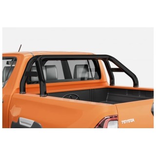 ROLL BAR TOYOYA HILUX 2021 AUJOURD'HUI INOX NOIR DOUBLE BARRES