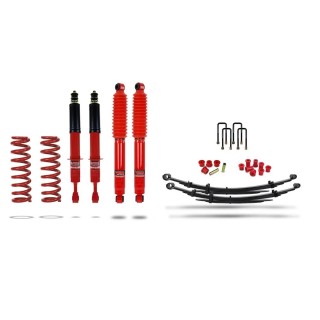 Kit rehausse TOYOTA HILUX 2005 2015 Suspension + 4.5cms PEDDERS + 200 kgs