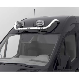 RAMPE DE TOIT OPEL MOVANO H2 2022 AUJOURD'HUI INOX TUBULAIRE avec Leds