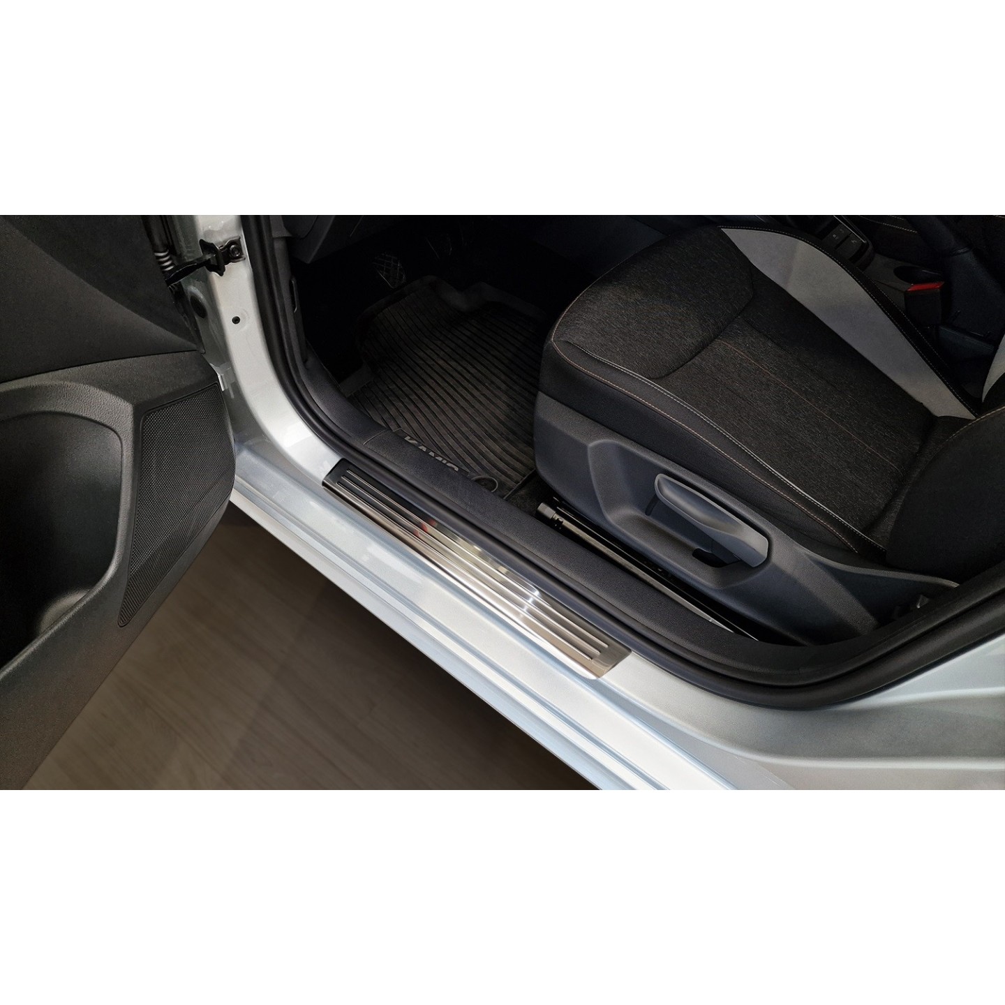 4 Pièces Plaques De Protection Seuil De Porte Inoxydable Pour Skoda Kamiq 2018-2024