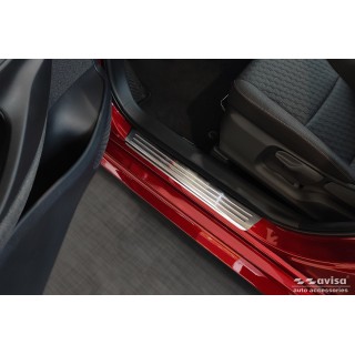 seuil de porte TOYOTA YARIS 2020 AUJOURD'HUI INOX POLI 4 PIECES