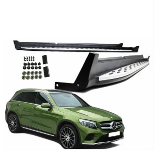 Marche Pieds MERCEDES GLC COUPE 2015 2023 Aluminium plat DESIGN