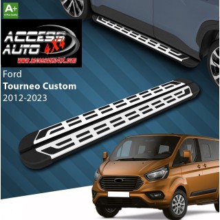 marche pieds FORD TOURNEO CUSTOM COURT 2012 2023 Aluminium SPLS Gris