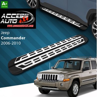 marche pieds JEEP COMMANDER 2006 2010 Aluminium SPLS Gris