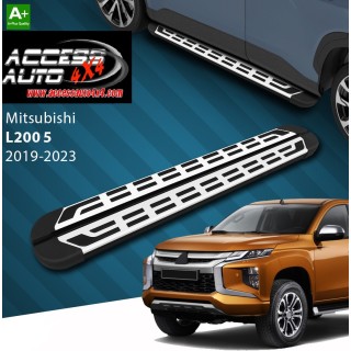 marche pieds MITSUBISHI L200  2019 2023 Aluminium SPLS Gris