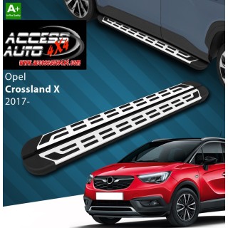 marche pieds OPEL CROSSLAND X 2017 AUJOURD'HUI Aluminium SPLS Gris