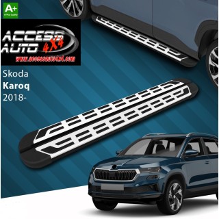 marche pieds SKODA KAROQ 2018 AUJOURD'HUI Aluminium SPLS Gris