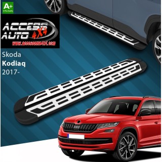 marche pieds SKODA KODIAQ 2017 AUJOURD'HUI Aluminium SPLS Gris