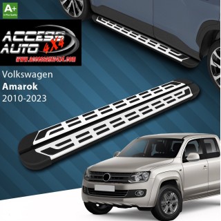 marche pieds VOLKWAGEN AMAROK 2010 2022 Aluminium SPLS Gris