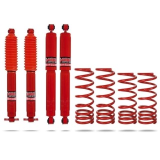 Kit Suspension LAND ROVER DEFENDER 110 1983 2006 SET Rehausse + 35mm PEDDERS HD