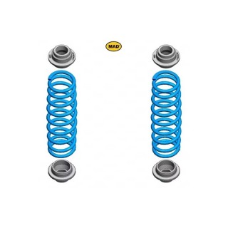 Ressort FORD E-TRANSIT 2022 AUJOURD'HUI SET Ressorts Renforcés  2 pieces ARRIERE 0 - Maximum + 20/25mm