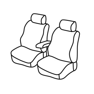 Housses siege auto FORD TRANSIT CONNECT 2 places 2022 AUJOURD'HUI - Access Auto 4x4