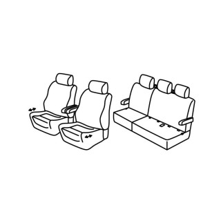 Housses siege auto MERCEDES GLC 2022 AUJOURD'HUI 5 PLACES - Access Auto 4x4