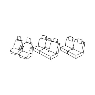 Housses siege auto RENAULT ESPACE ALPINE E-TECH HYBRIDE 2023 AUJOURD'HUI 7 PLACES - Access Auto 4x4