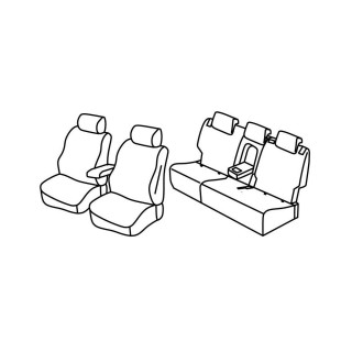 Housses siege auto SKODA KODIAQ 2017 2024 5 PLACES - Access Auto 4x4