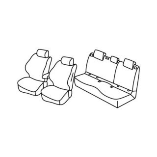 Housses siege auto TOYTA C-HR 2023 AUJOURD'HUI - Access Auto 4x4