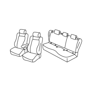 Housses siege auto VOLKSWAGEN ARTEON R-LINE 4P 2017 2021 - Access Auto 4x4