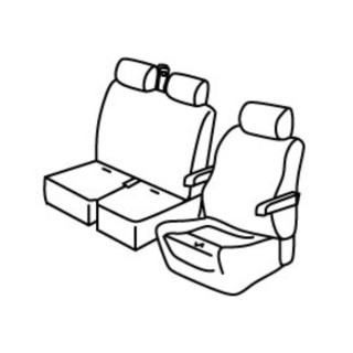 Housses siege auto VOLKSWAGEN CRAFTER 2017 AUJOURD'HUI 3 PLACES - Access Auto 4x4