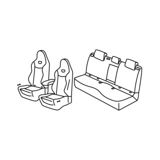 Housses siege auto VOLKSWAGEN PASSAT BREAK R-LINE 2023 AUJOURD'HUI - Access Auto 4x4