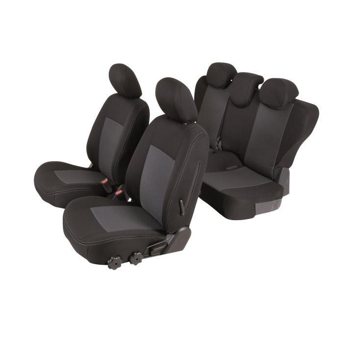Housses De Siège Auto Pour Volkswagen T-Roc (2017-) - Ensemble Complet, Compatibles Airbag, Universelles