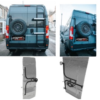 Porte Roue Secours Arriere FIAT DUCATO 2006 AUJOURD'HUI Charniere 180°