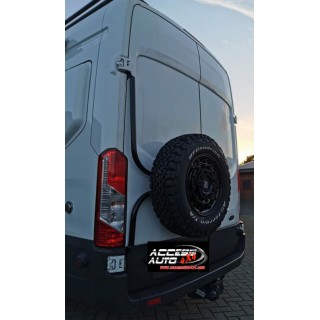 PORTE ROUE SECOURS ARRIERE FORD TRANSIT 2014 AUJOURD'HUI Charniere 180° 270°
