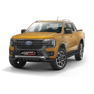 PARE BUFFLE FORD RANGER 2023 AUJOURD'HUI HOMOLOGUE Protection Basse Grille Noir
