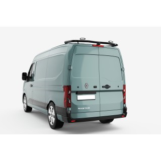 RAMPE DE TOIT RENAULT MASTER H2 2024 AUJOURD'HUI INOX NOIR TUBULAIRE ARRIERE