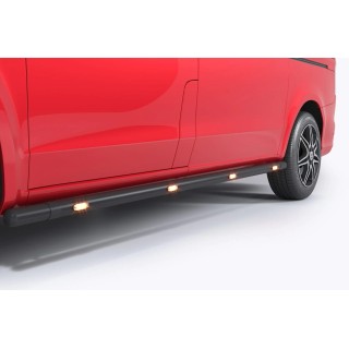 Marche pieds MERCEDES CLASSE V EXTRA LONG  2024 AUJOURD'HUI INOX tubulaire LED