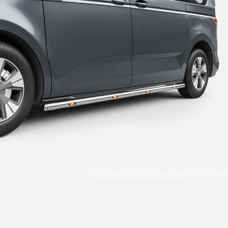 Marche pieds VOLKWAGEN T7 MULTIVAN 2022 AUJOURD'HUI INOX tubulaire LED