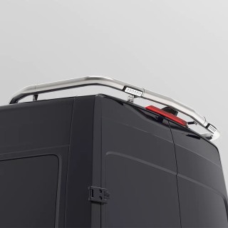 RAMPE DE TOIT VOLKSWAGEN CRAFTER H2 2017 AUJOURD'HUI INOX TUBULAIRE LEDS INTEGRES ARRIERE