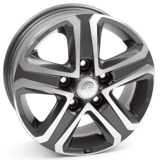 Jante Aluminium FIAT DUCATO Anrhacite Poli 16 pouces original 6.5 x 16 ET52 5 x 130 Jante à l'unité GSM  9060043 - Access Auto 4