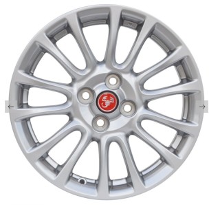 Jante Aluminium FIAT 124 SPIDER 16"X6,5J ET45 d'origine jante unité 6000612448